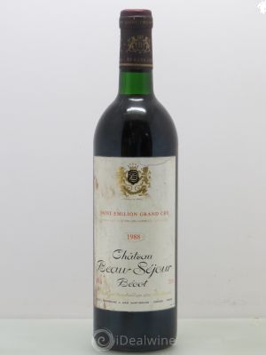 Château Beau-Séjour Bécot 1er Grand Cru Classé B  1988 - Lot of 1 Bottle