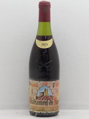 Châteauneuf-du-Pape Bosquet Des Papes Maurice Boiron 1974 - Lot of 1 Bottle