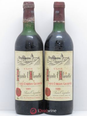 Saint-Émilion Clos Chante Alouette (no reserve) 1989 - Lot of 2 Bottles