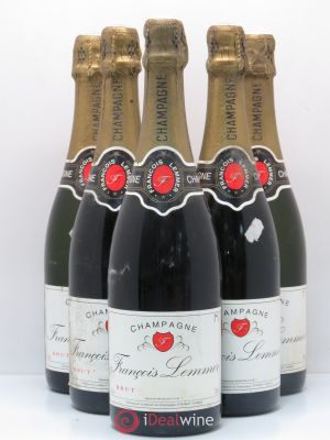 Champagne Champagne Francois Lemmer  - Lot de 5 Bouteilles