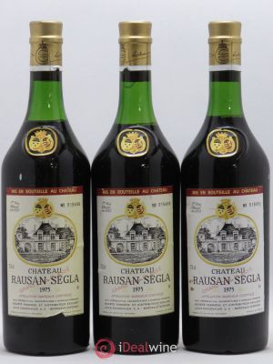 Château Rauzan Ségla  1975 - Lot of 3 Bottles