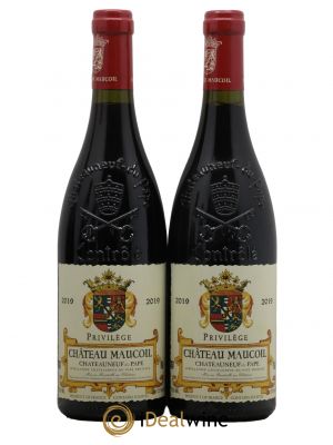 Châteauneuf-du-Pape Privilège Château Maucoil 2019 - Lot of 2 Bottles