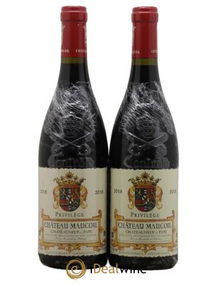 Châteauneuf-du-Pape Privilège Château Maucoil 2018 - Lot of 2 Bottles