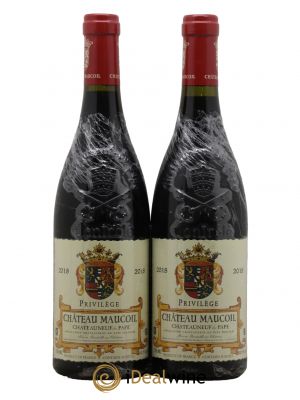 Châteauneuf-du-Pape Privilège Château Maucoil 2018 - Lot of 2 Bottles