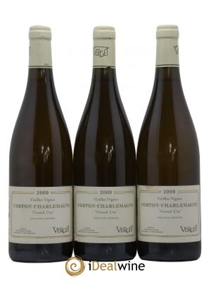 Corton-Charlemagne Grand Cru Vieilles Vignes Verget  2009 - Lot de 3 Bouteilles