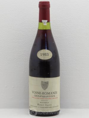 Vosne-Romanée 1er Cru Cros Parantoux Henri Jayer (Domaine)  1983 - Lot de 1 Bouteille