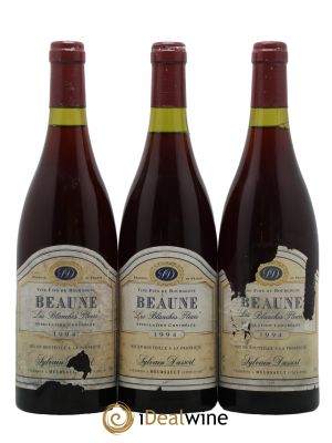 Beaune Les Blanches Fleurs Domaine Sylvain Dussort 1994 - Lot of 3 Bottles