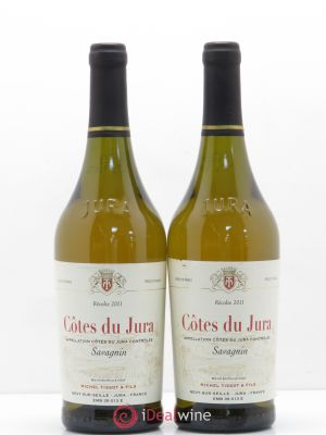 Côtes du Jura Savagnin Michel Tissot et Fils (no reserve) 2011 - Lot of 2 Bottles