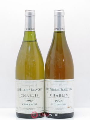 Chablis William Fèvre (Domaine) Les Pierres Blanches (no reserve) 1998 - Lot of 2 Bottles
