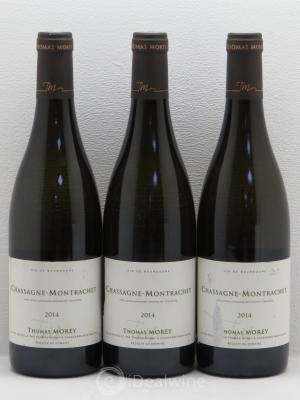 Chassagne-Montrachet Thomas Morey 2014 - Lot of 3 Bottles