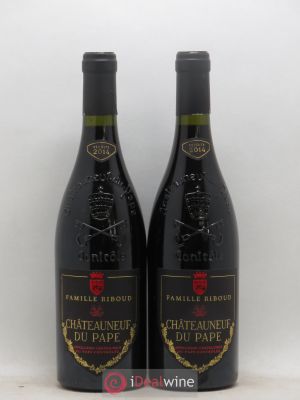 Châteauneuf-du-Pape Famille Riboud  2014 - Lot of 2 Bottles