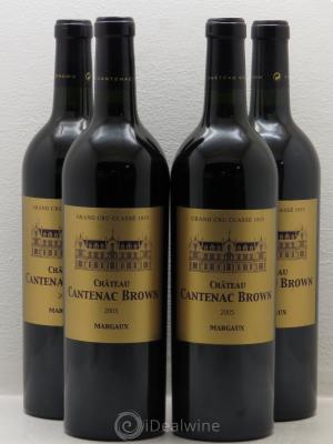 Château Cantenac Brown 3ème Grand Cru Classé  2005 - Lot of 4 Bottles