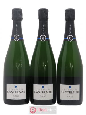 Champagne Brut Reserve De Castelnau (sans prix de réserve)  - Lot de 3 Bouteilles