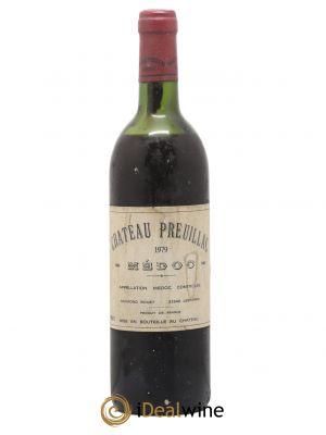 Château Preuillac  1979 - Lot of 1 Bottle