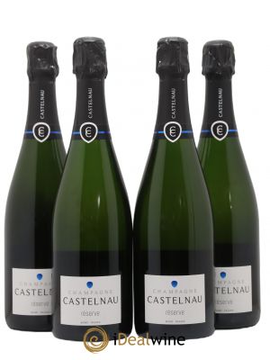 Champagne Brut Reserve Castelnau  - Lot de 4 Bouteilles