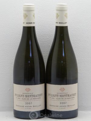 Puligny-Montrachet 1er Cru Clos de la Mouchère Henri Boillot (Domaine)  2007 - Lot de 2 Bouteilles