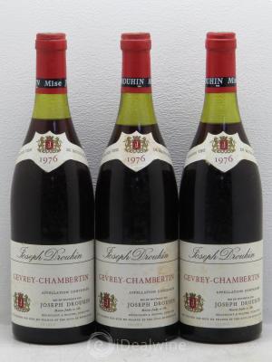 Gevrey-Chambertin Joseph Drouhin (Domaine)  1976 - Lot of 3 Bottles