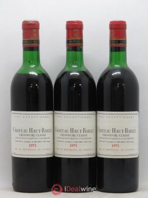 Château Haut-Bailly Cru Classé de Graves  1973 - Lot of 3 Bottles