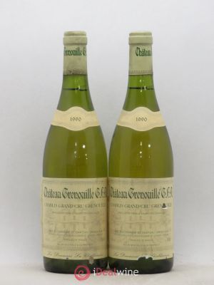 Chablis Grand Cru Grenouilles La Chablisienne Château Grenouille 1990 - Lot of 2 Bottles
