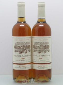 Bandol Vannières (no reserve) 2007 - Lot of 2 Bottles