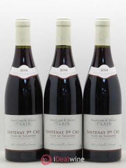 Santenay 1er Cru Clos de Tavannes Françoise et Denis Clair 2014 - Lot of 3 Bottles