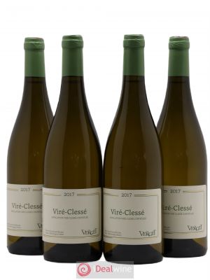 Viré-Clessé Verget  2017 - Lot of 4 Bottles