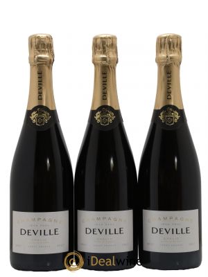 Champagne Blanc de Blancs Opalis Maison Deville ---- - Lot de 3 Flaschen
