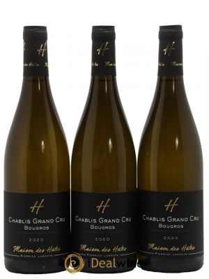 Chablis Grand Cru Bougros Domaine Des Hates 2020 - Lot of 3 Bottles
