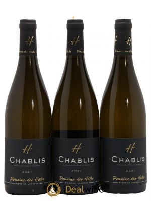 Chablis Domaine Des Hates 2021 - Lot of 3 Bottles