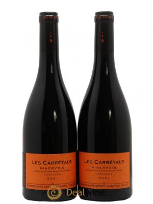 Minervois Les Carretals Domaine Anne Gros et Jean Paul Tollot 2021 - Lot of 2 Bottles