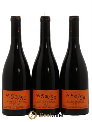 IGP Vin de Pays des Côtes du Brian La 5050 Anne Gros & Jean-Paul Tollot  2021 - Lot de 3 Bouteilles