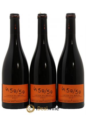 IGP Vin de Pays des Côtes du Brian La 50/50 Anne Gros & Jean-Paul Tollot 2021 - Lot de 3 Bouteilles