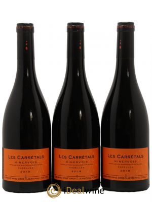 Minervois Les Carretals Domaine Anne Gros et Jean Paul Tollot 2019 - Lot of 3 Bottles