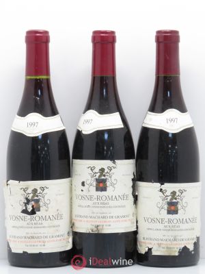 Vosne-Romanée Aux Réas Machard de Gramont (no reserve) 1997 - Lot of 3 Bottles