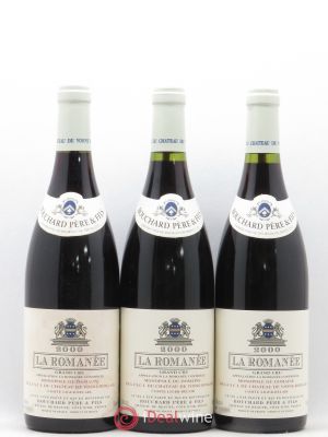 La Romanée Grand Cru Comte Liger-Belair (Domaine du)  2000 - Lot of 3 Bottles