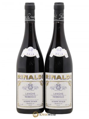 Langhe DOC Nebbiolo Giuseppe Rinaldi  2016 - Lot of 2 Bottles