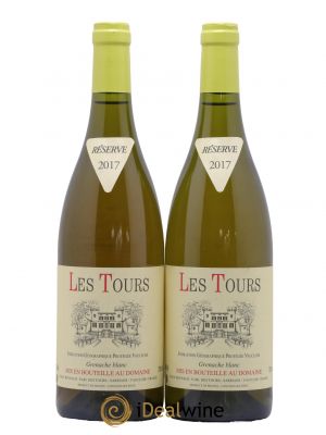 IGP Vaucluse (Vin de Pays de Vaucluse) Les Tours Grenache Blanc Emmanuel Reynaud 2017 - Lot de 2 Bouteilles