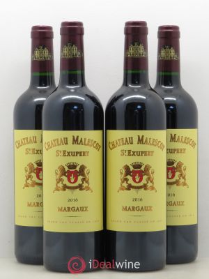 Château Malescot Saint-Exupéry 3ème Grand Cru Classé  2016 - Lot of 4 Bottles