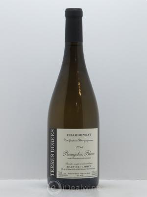 Beaujolais Vinification Bourguignonne Terres dorées - J-P. Brun (Domaine des)  2016 - Lot de 1 Bouteille