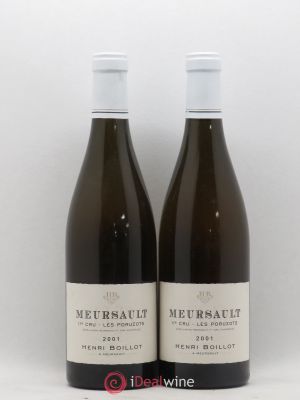 Meursault 1er Cru Poruzots Henri Boillot (Domaine)  2001 - Lot of 2 Bottles
