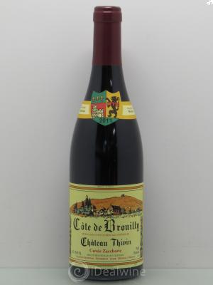 Divers Côte de Brouilly Cuvée Zaccharie Château Thivin  2011 - Lot of 1 Bottle
