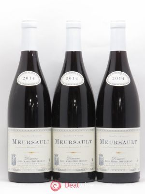Meursault Jean Marie Bouzereau 2014 - Lot of 3 Bottles