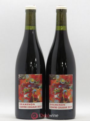 Côtes du Rhône Contre-Couleur Gramenon (Domaine) (no reserve) 2017 - Lot of 2 Bottles