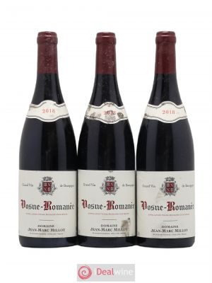Vosne-Romanée Jean-Marc Millot 2018 - Lot of 3 Bottles
