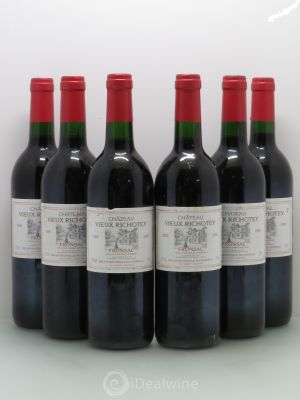 Fronsac Chateau Vieux Richotey (no reserve) 2000 - Lot of 6 Bottles