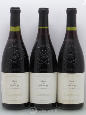 Châteauneuf-du-Pape Chateau de La Font du Loup 1989 - Lot of 3 Bottles
