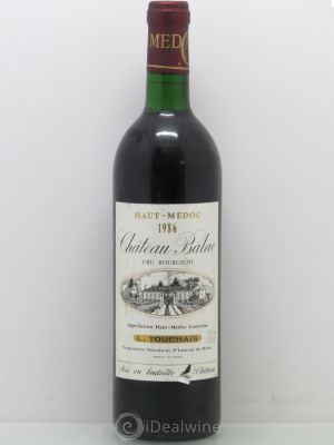 Château Balac Cru Bourgeois  1986 - Lot of 1 Bottle