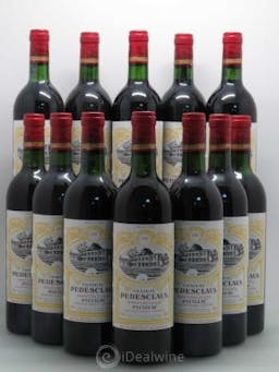 Château Pedesclaux 5ème Grand Cru Classé  1991 - Lot of 12 Bottles