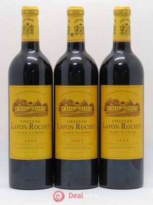 Château Lafon Rochet 4ème Grand Cru Classé  2003 - Lot of 3 Bottles
