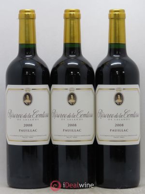 Réserve de la Comtesse Second Vin  2008 - Lot de 3 Bouteilles